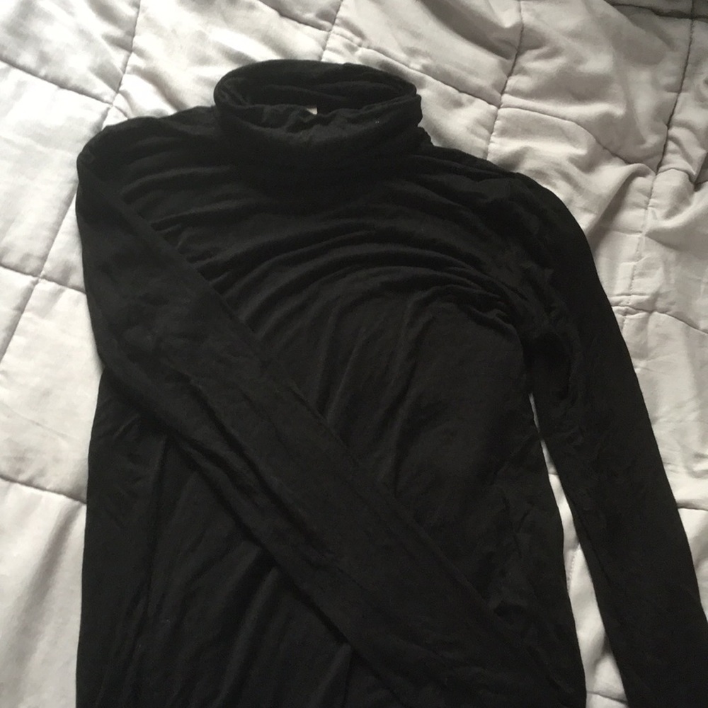 Black turtle neck